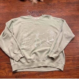Urban Outfitters Skeleton Skater Crewneck - Size S/M
